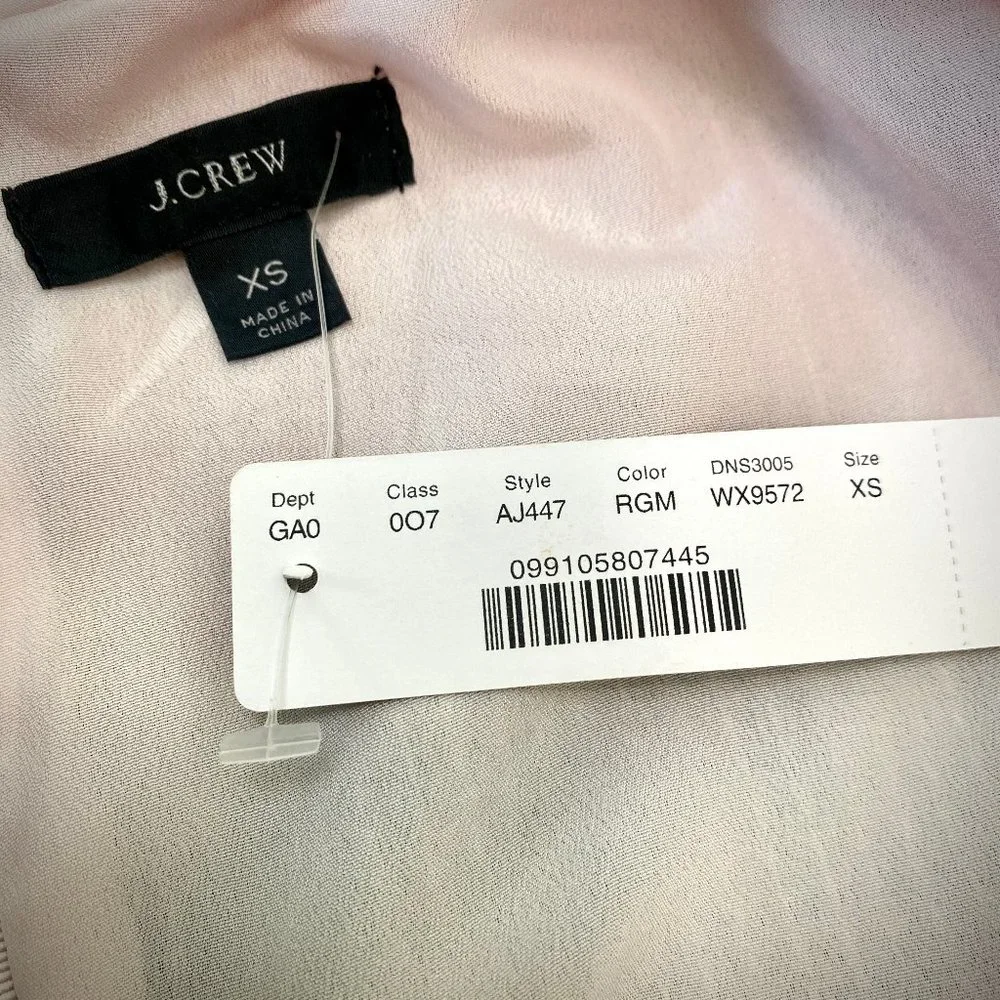 J. Crew NWT Watermelon Stripe Sequin Tank Top